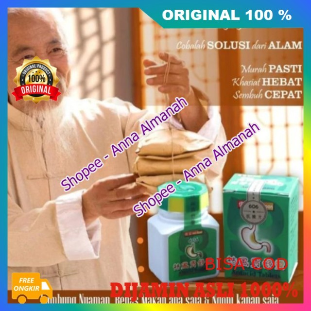 BELI 1 GRATIS 1 AHC 606 Obat Herbal Racikan Tionghoa Tuntaskan Maag, Gerd , Anxiety Dan Asam Lambung