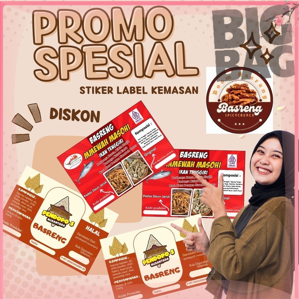 

BIGPRINT - STIKER STICKER STIKER LABEL STICKER LABEL STIKER CUSTOM STICKER CUSTOM MAKANAN SNACK