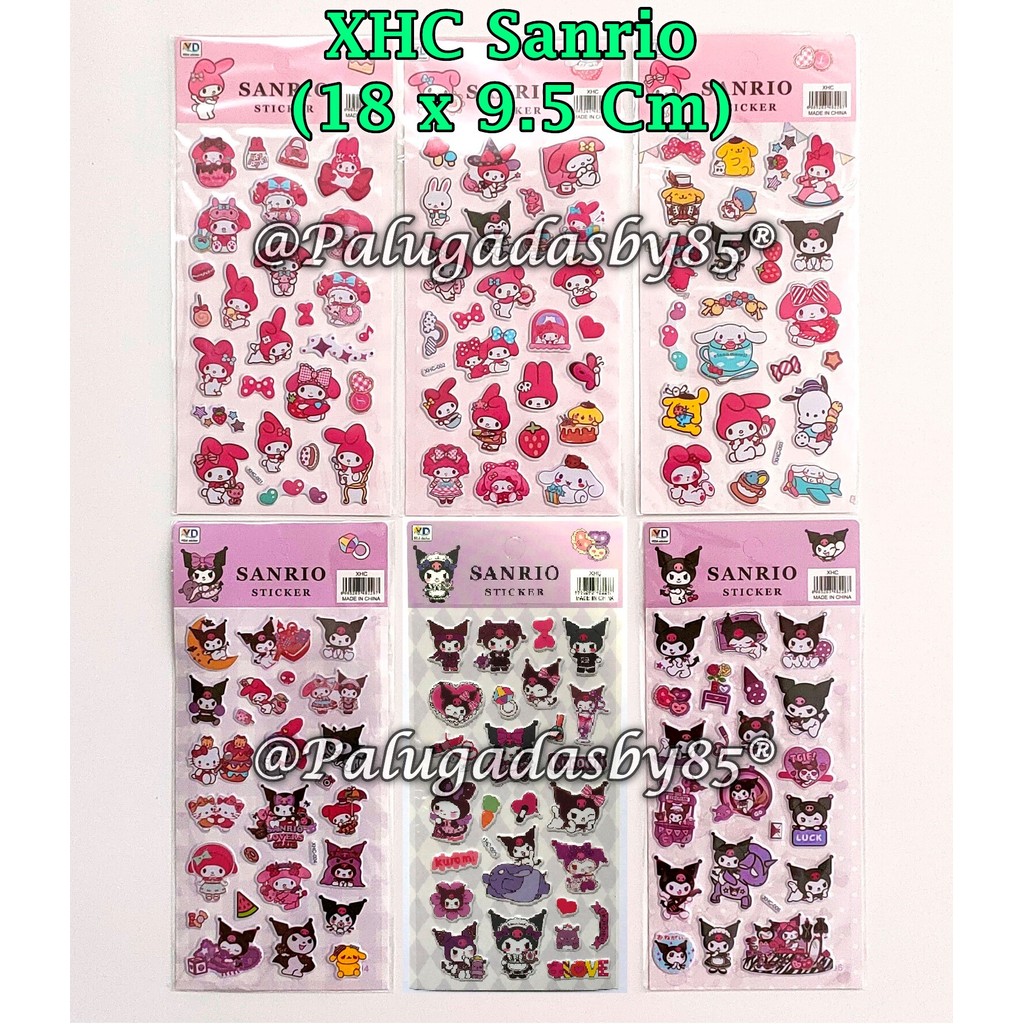 

(1 Set) Sticker Sanrio Timbul 18 x 9.5 Cm / Sticker Viral Sanrio / Sticker GXIMP XHC Sanrio