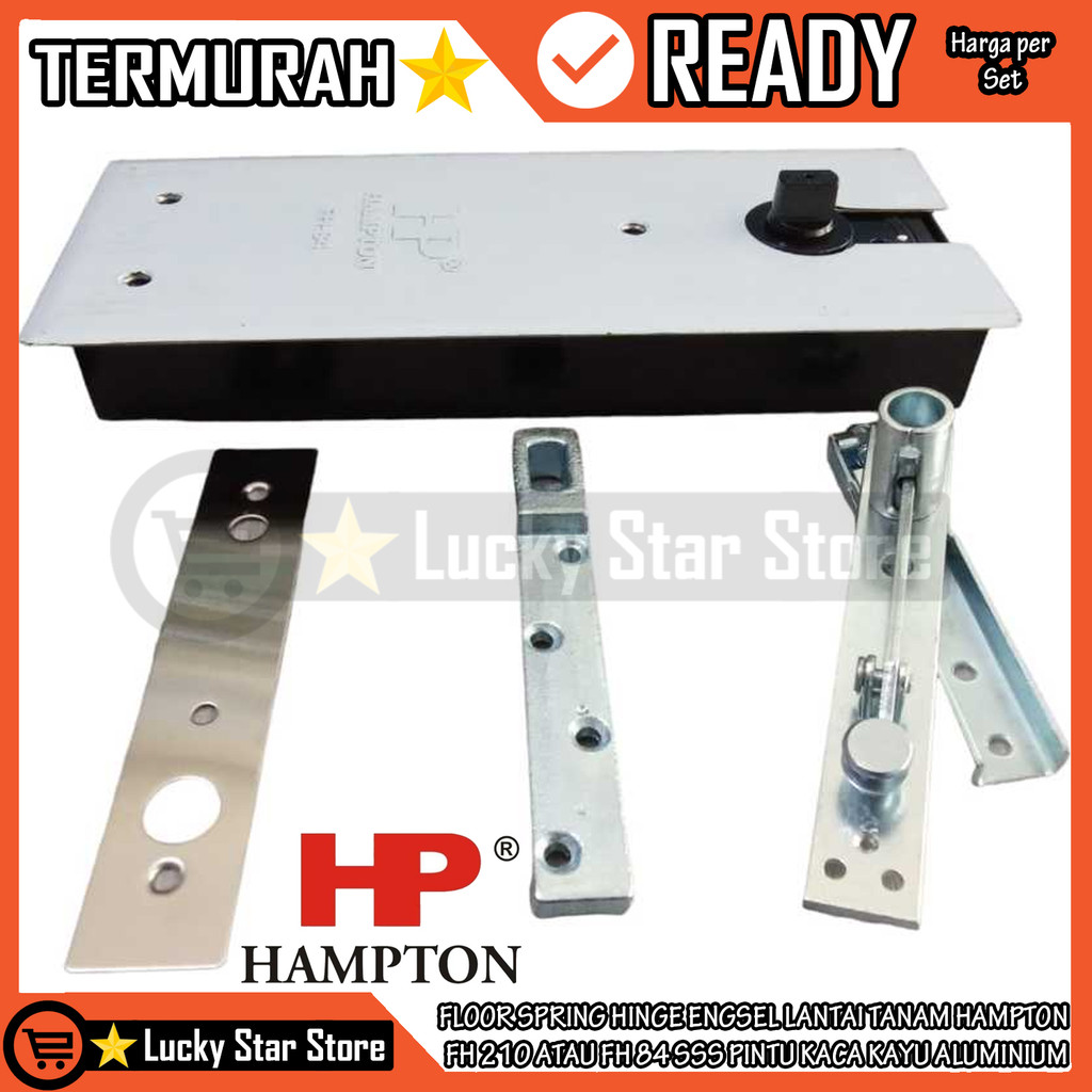 Hampton FH 210 84 Sss Floor Spring Hinge Engsel Lantai Tanam Stainless Stell Stanles Stenlis Alumini