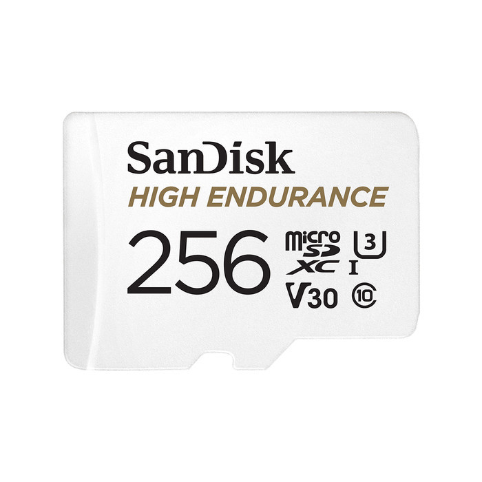 SANDISK MicroSD 256GB HIGH ENDURANCE for IP cam CCTV 100% original