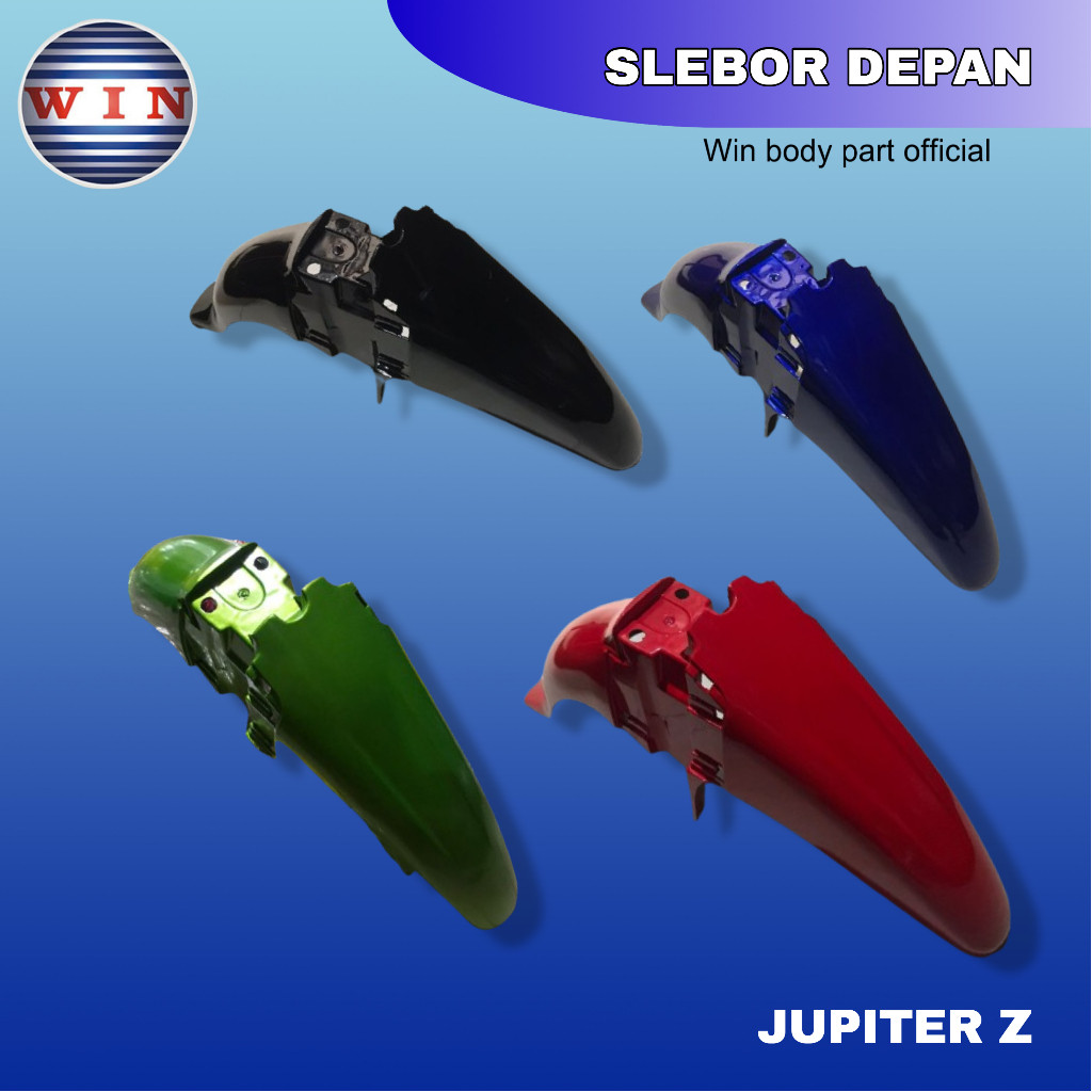 SLEBOR DEPAN SPAKBOARD DEPAN FRONT FENDER JUPITER Z BURHAN LAMA  2003-2008 HITAM BIRU MERAH WIN TERL