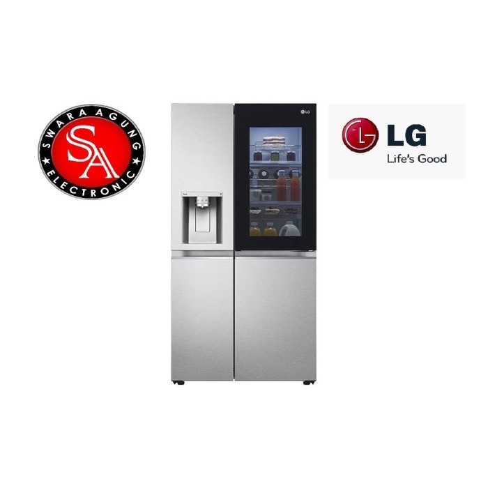 Kulkas Side By Side LG With Dispenser Type: GC-X257CSES (Khusus Medan)