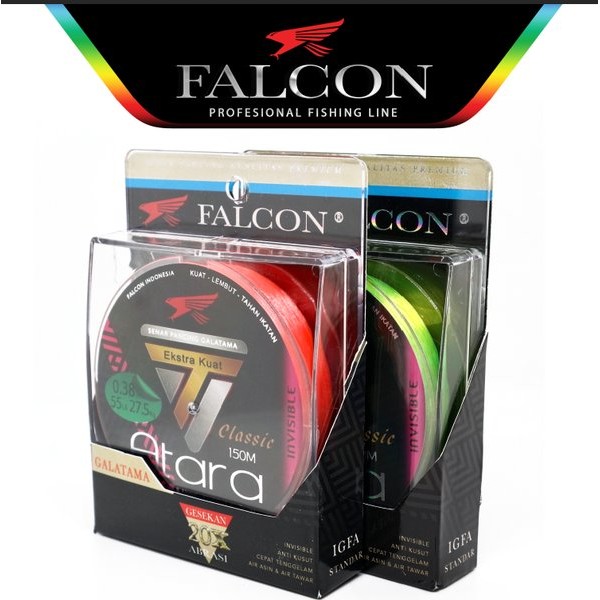 Senar Benang Tali Pancing Falcon ATARA 150M  GALATAMA  Senar Pancing Kuat Terlalris Tenggelam