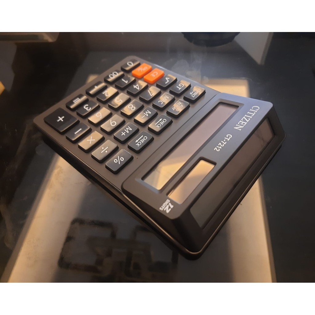 

Kalkulator Kasir CT-7212 - Calculator 2 Display Layar / Check Ulang CT7212 12Dit