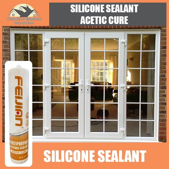 Lem Silicone Sealant Asam 300ML / Lem Silicone kaca aquarium / alumunium / akrilik