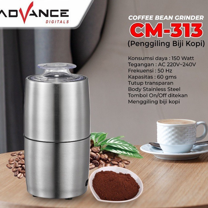 Penggiling Biji Kopi / Coffee Bean Grinder Advance CM-313