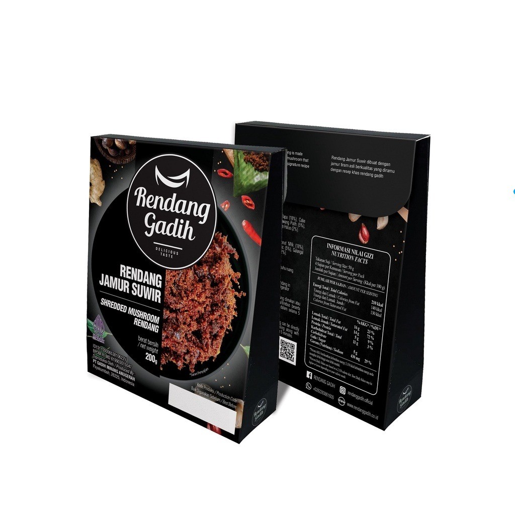 

Rendang Gadih Pyk - Rendang Jamur Suwir 200 g