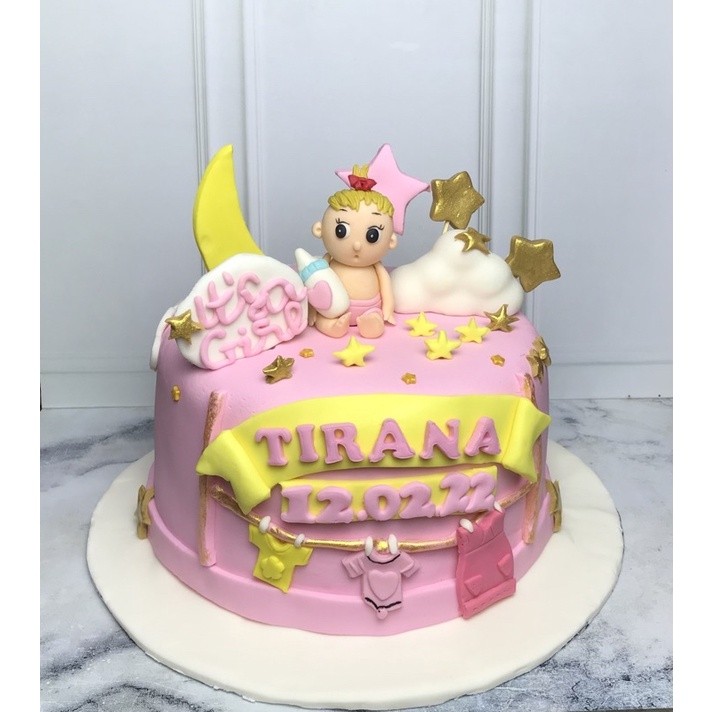 Kue Ulang Tahun Custom / Cake Ultah Baby Catering Malang DMT