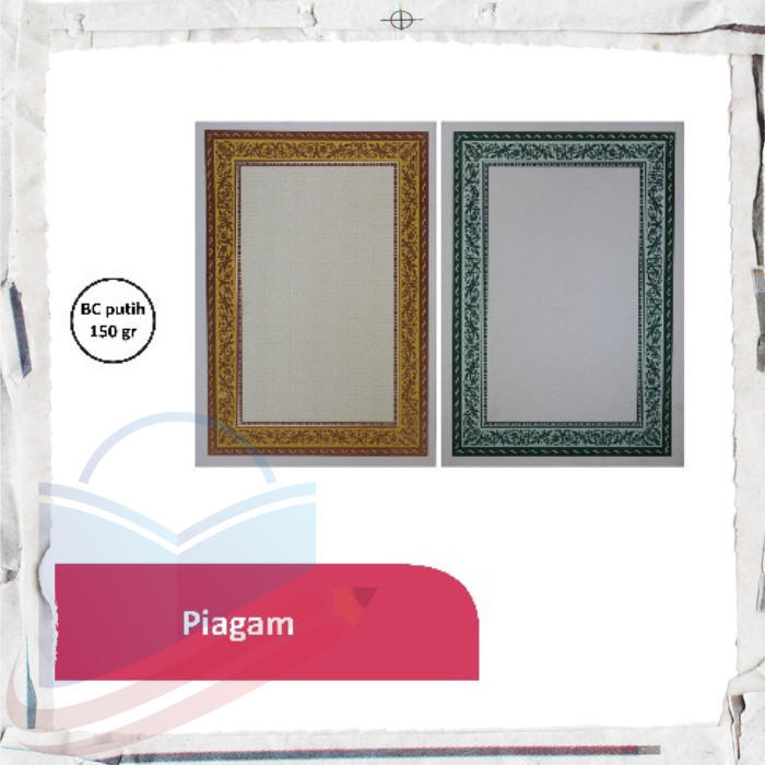 

Kertas Piagam Vis-1 Kosong A4 isi10 Lembar