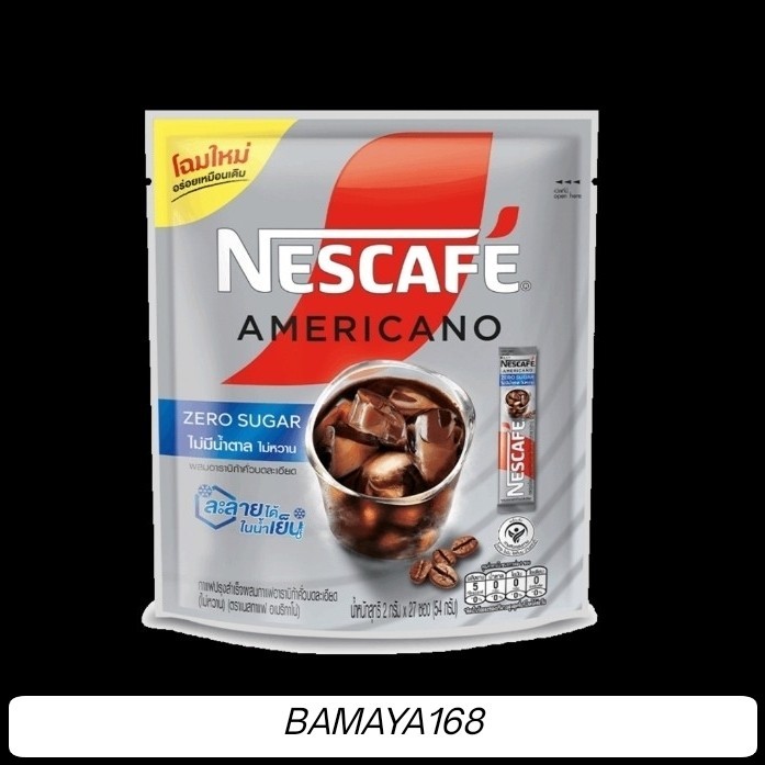

Nescafe Americano Zero Sugar 27 pcs - Per Pax
