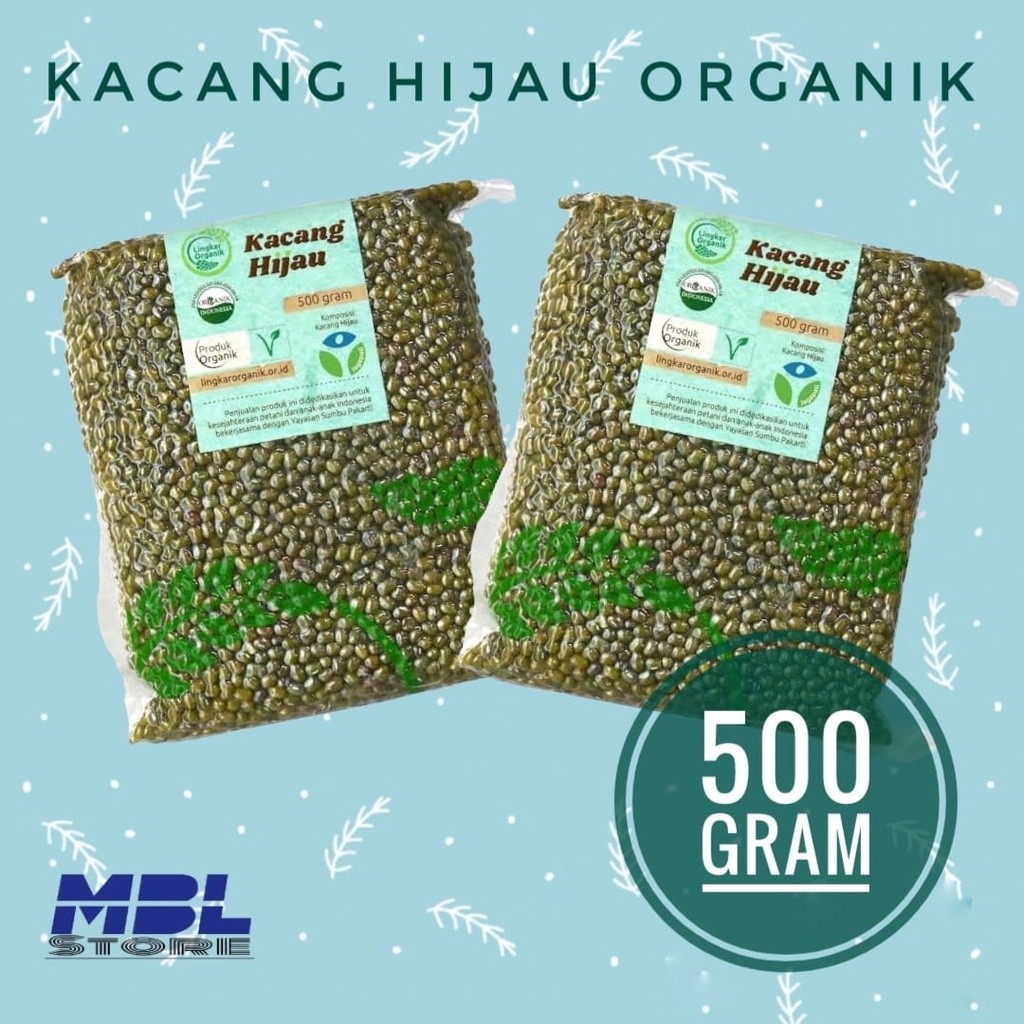 

Kacang Hijau Organik 500 g Lingkar Organik