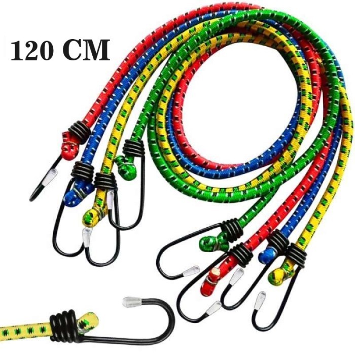 

Tali Karet Bagasi Motor Kail Pengikat Barang Bungee Cord 120CM 1.2 M