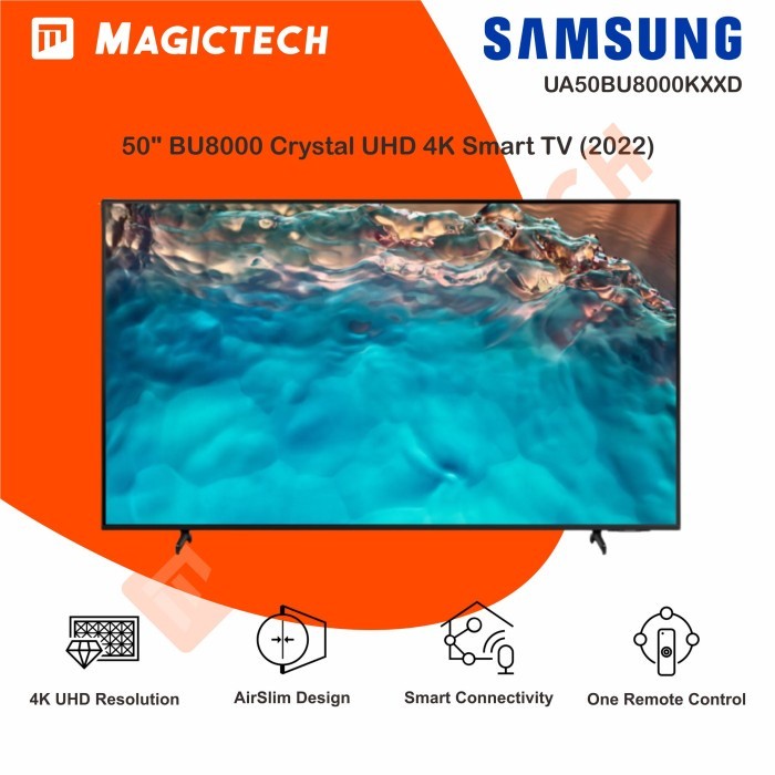TV SAMSUNG 50 INCH 50" UA50BU8000 / 50BU8000 / BU8000 SMART TV 4K UHD
