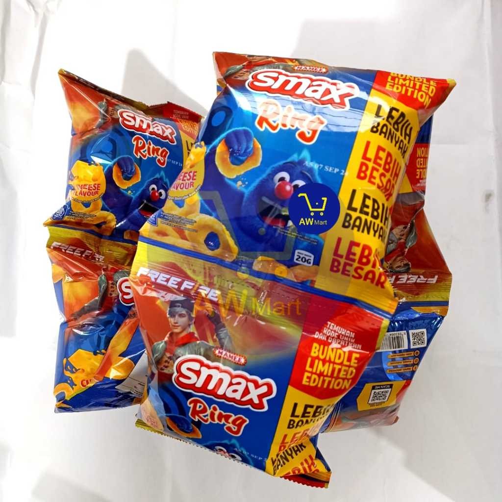 

CHIKI SMAX RING KEJU RECENG ISI ( 10 SACHET X 20 GRAM ) - SMAX RING CHIKI RASA KEJU RENCENG ISI ( 10 SACHET X 20 GRAM)