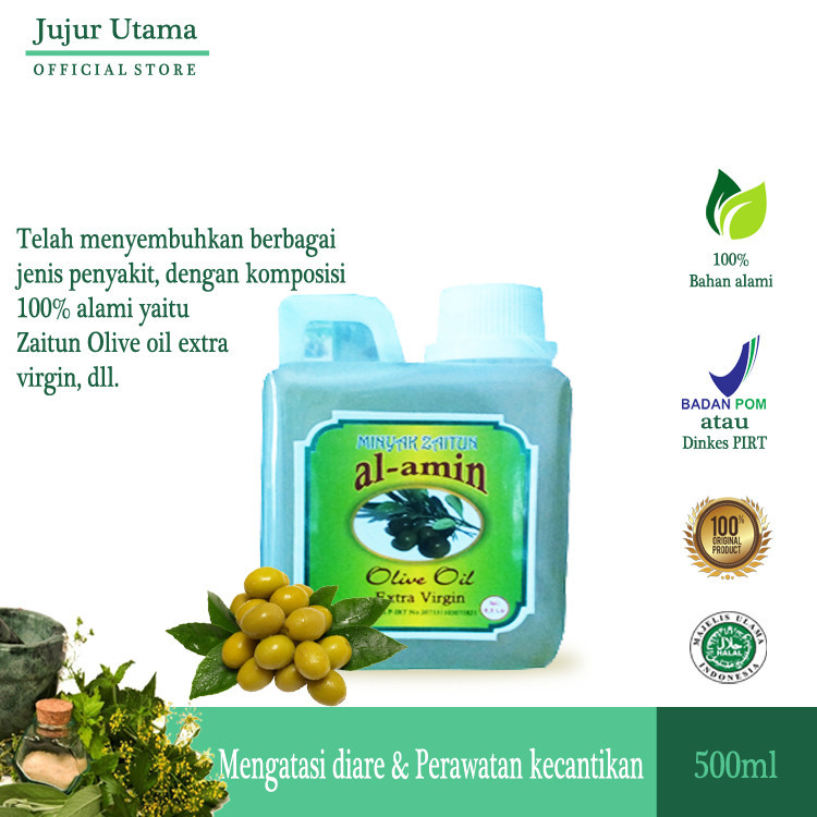 

Minyak Zaitun Organic EXTRA VIRGIN Al Amin 500 ml ( perasan pertama)