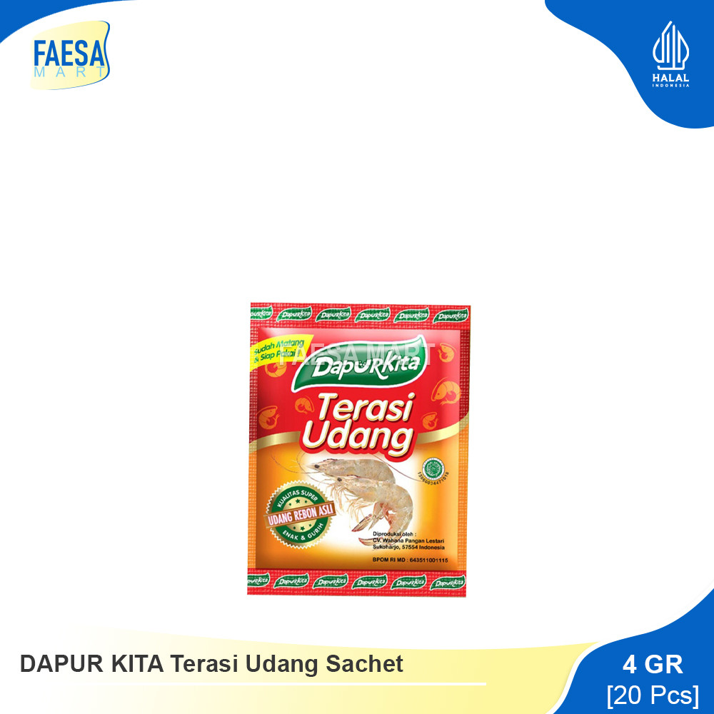 

DAPUR KITA Terasi Udang Sachet (1 Pak)