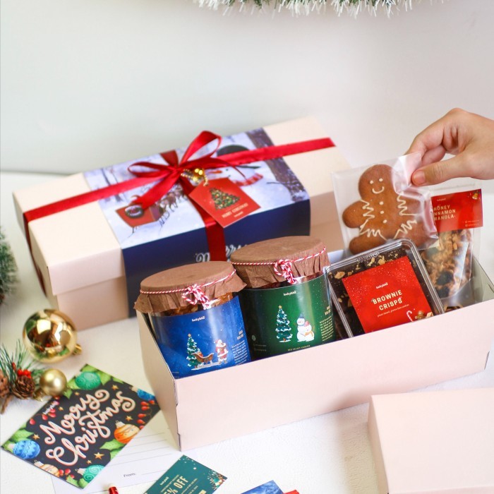 

DISKON Hampers Natal / Christmas Hampers - Festive Set - Semi Hardbox