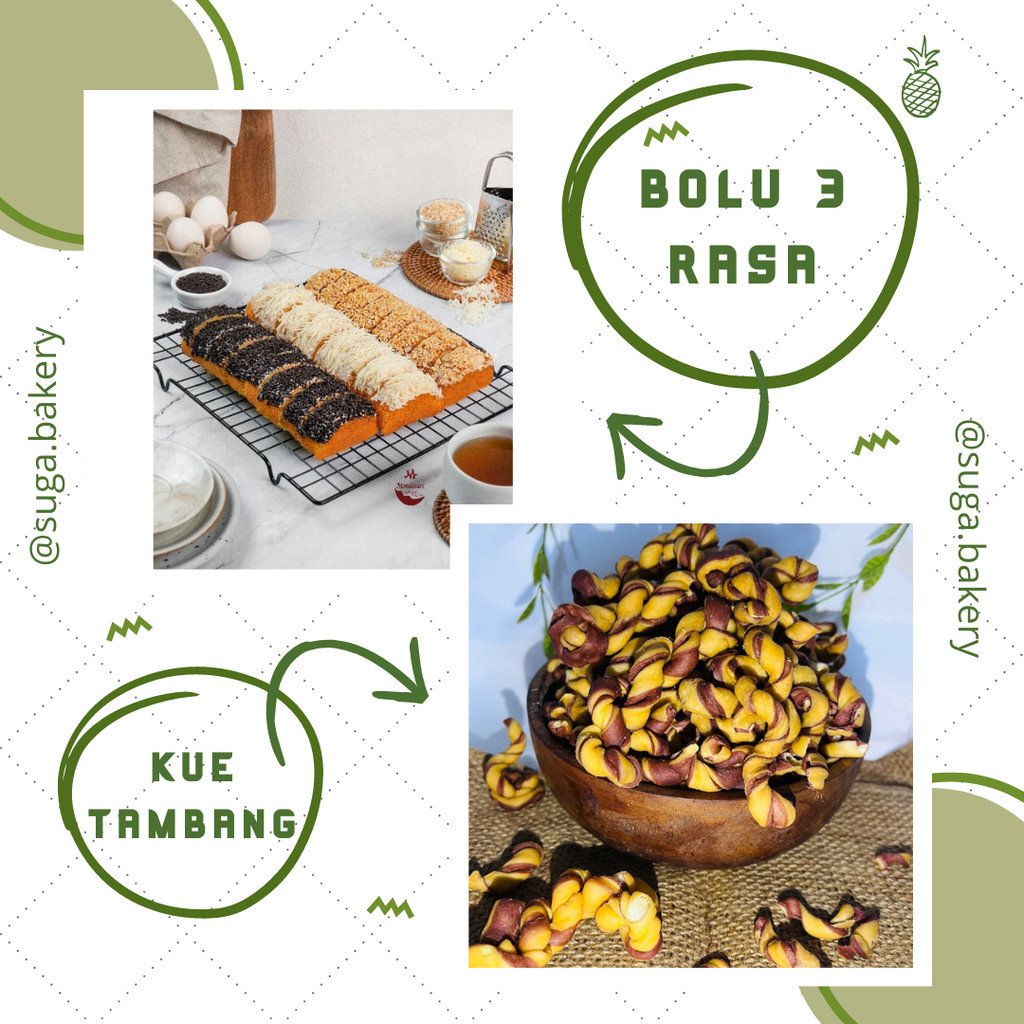 

SEPAKET BOLU 3 RASA + KUE TAMBANG Kue Basah Lebaran Imlek Hajatan Selamatan Tradisional Jajanan Pasar