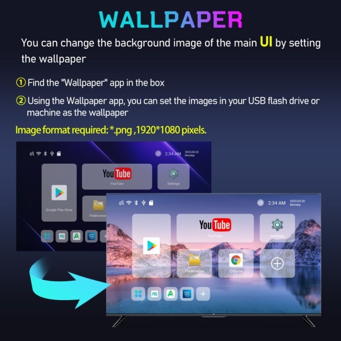 H96 MAX Android 13 RAM 4GB/64GB Android TV Box RK3528 Bluetooth 5.0 - V13 4/32GB