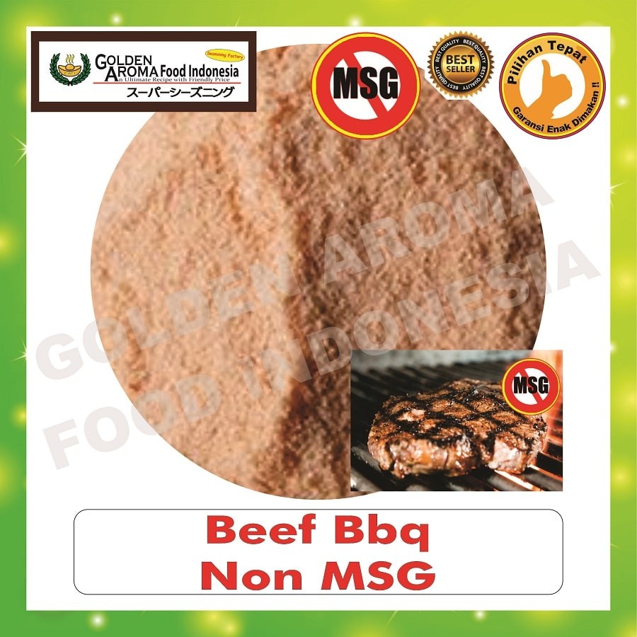 

Bubuk Tabur Rasa BBQ sapi Non MSG 500gr Bumbu Serbaguna Halal 1/2Kg beef barbeque Seasoning Powder