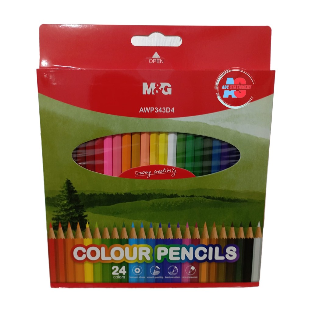 

PENSIL WARNA 24 WARNA M&G AWP343D4