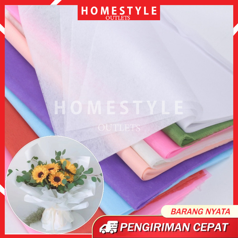 

Kertas Bunga Cotton Paper Tissue (1 Pack = -+29 lbr) Tisu Flower Paper Flower Wrapping
