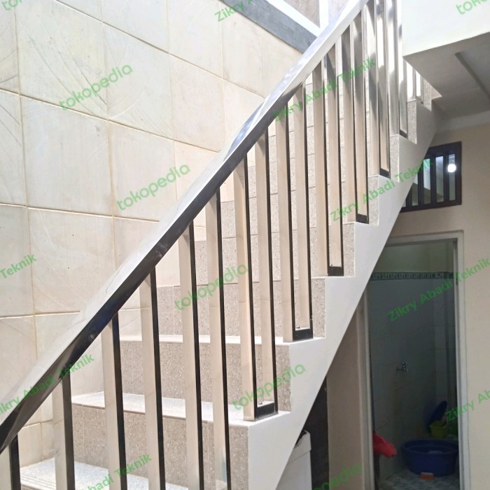 Railing Tangga Stainless Steel Reling Tangga Stainless Steel