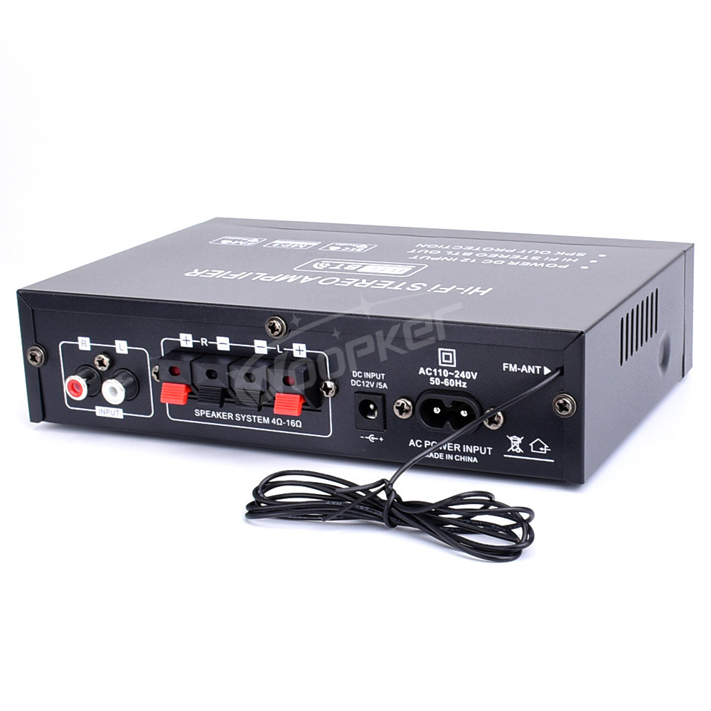 Auto-partner 800W Digital Amplifiers 100-240V /12V Bass Audio Power Bluetooth AMP Hifi FM Subwoofer 