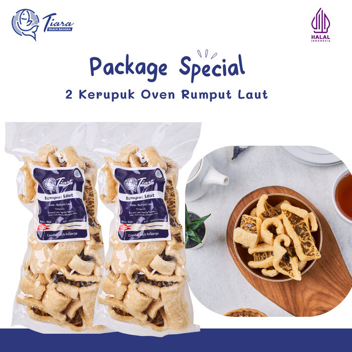 

BEST SELLER Kerupuk Rumput Laut/ Kerupuk Bangka/Kerupuk Tiara/ Tiara Snack Bangka