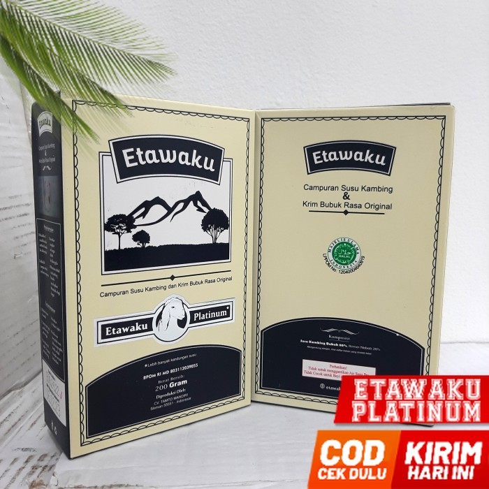 

Etawaku Platinum - Susu Kambing & Krimer Bebas Alergi dan Rendah Gula - ETAWAKU