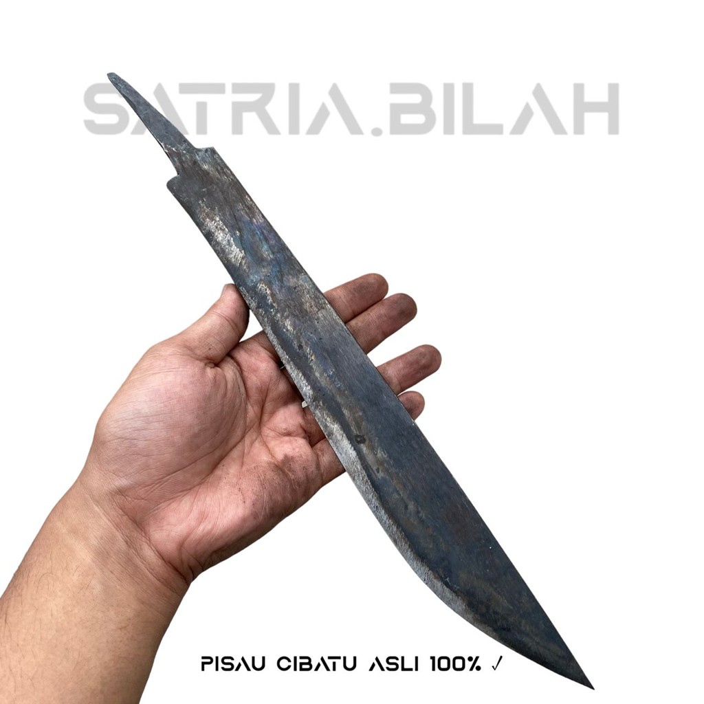 Gudang Sajam SMI - Golok Sembelih Mentah Baja Per Sepuh Tempa 27 cm