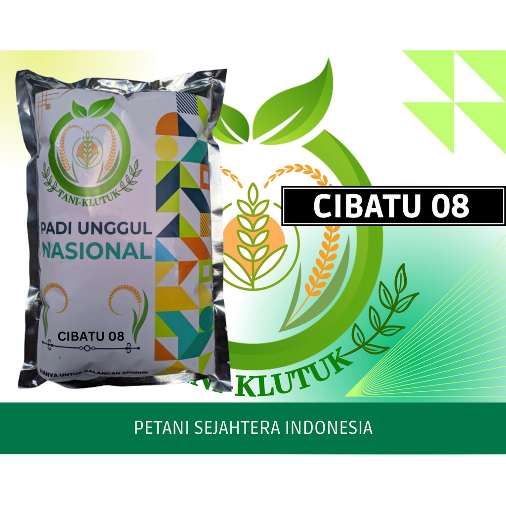 Benih padi Cibatu 08 kemasan 1kg ORIGINAL PRODUK