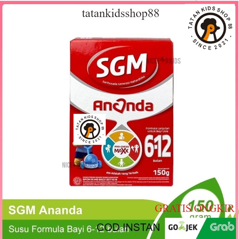 Mycoolcell Sgm Ananda 0 6 Sampai 12 Bulan 120Gr Susu Formula Pertumbuhan Sufor Bayi