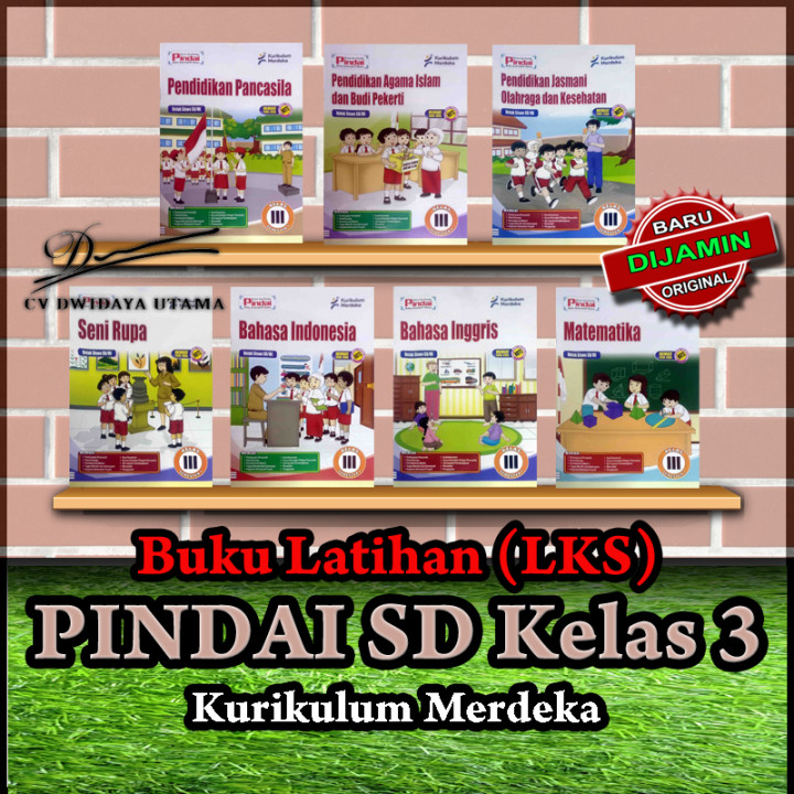 

Buku latihan (LKS) PINDAI SD Kelas 3 - KUR.MERDEKA ( Cetakan 2024 )