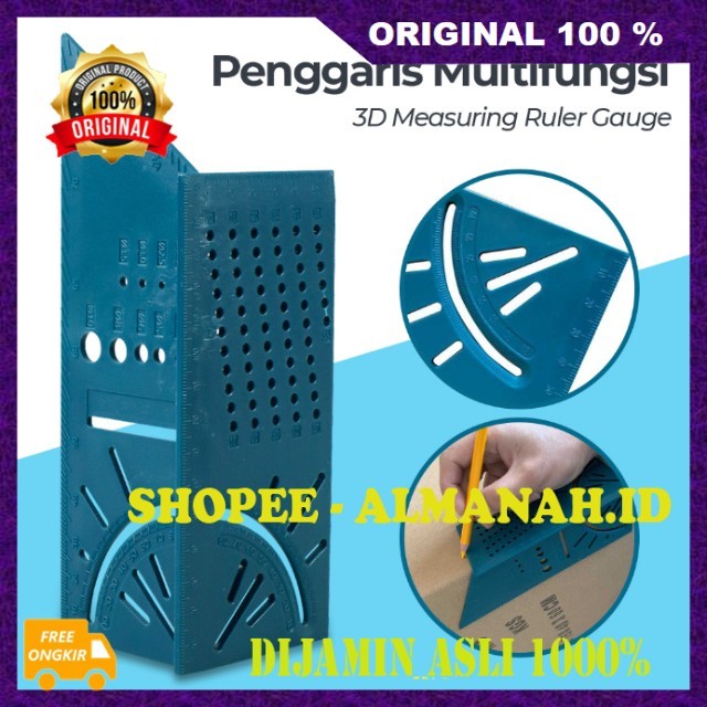 

[BISA COD] BELI 1 GRATIS 1 Penggaris Mark Line Penggaris Siku Multifungsi Penggaris Segitiga Teknik ASLI