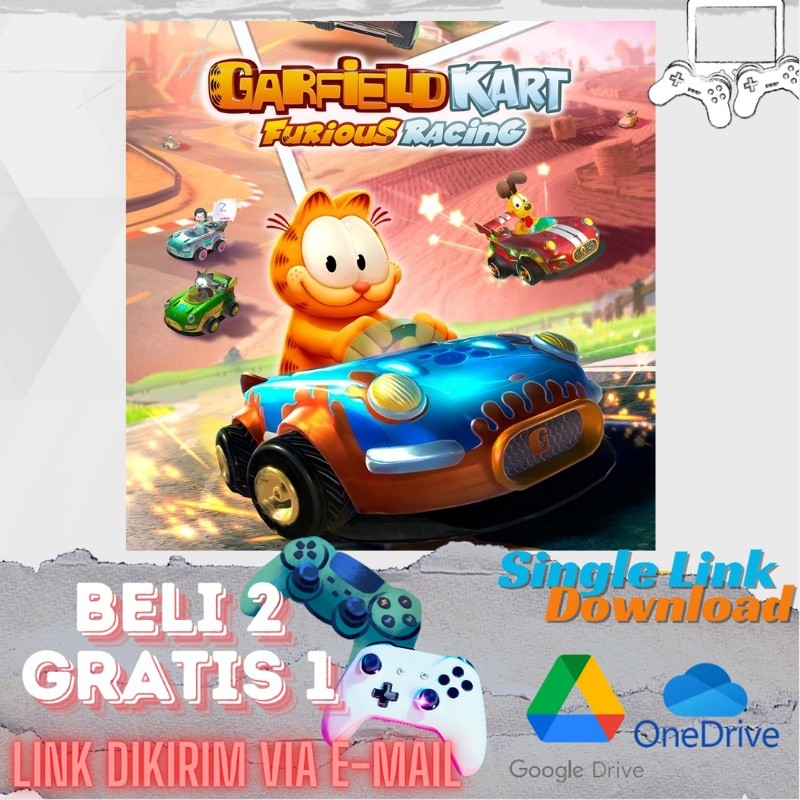 GARFIELD KART FURIOUS RACING - GAME PC RACING - GAME LAPTOP - LINK DOWNLOAD