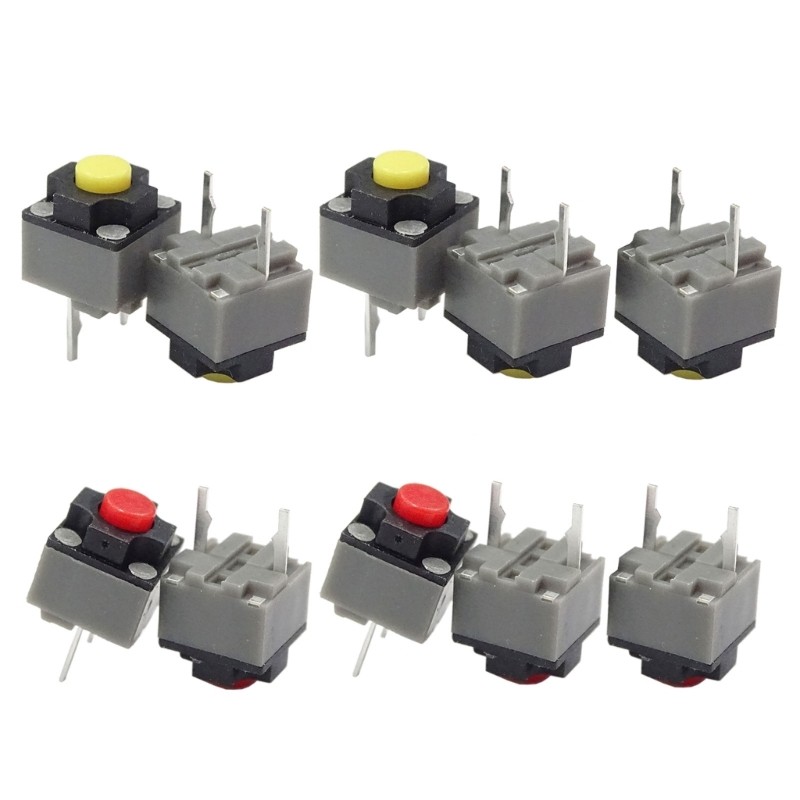 896F 5PCS Kailh Mute Button 6x6x7.3 Silent Switch Wireless Mouse Wired Mouse Button Micro Switch 6x6