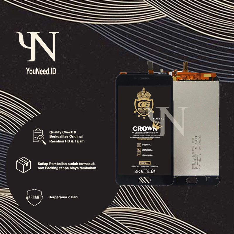 LCD TOUCHSCREEN FULLSET VIVO V5 / V5S / Y67 /1612 COMPLETE ORIGINAL