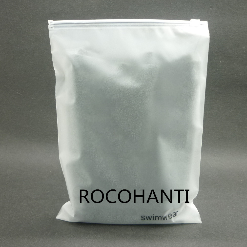 100x Frosted zip seal ziplock plastic bags for clothes underwear toys cosmetic retail packaging zip 