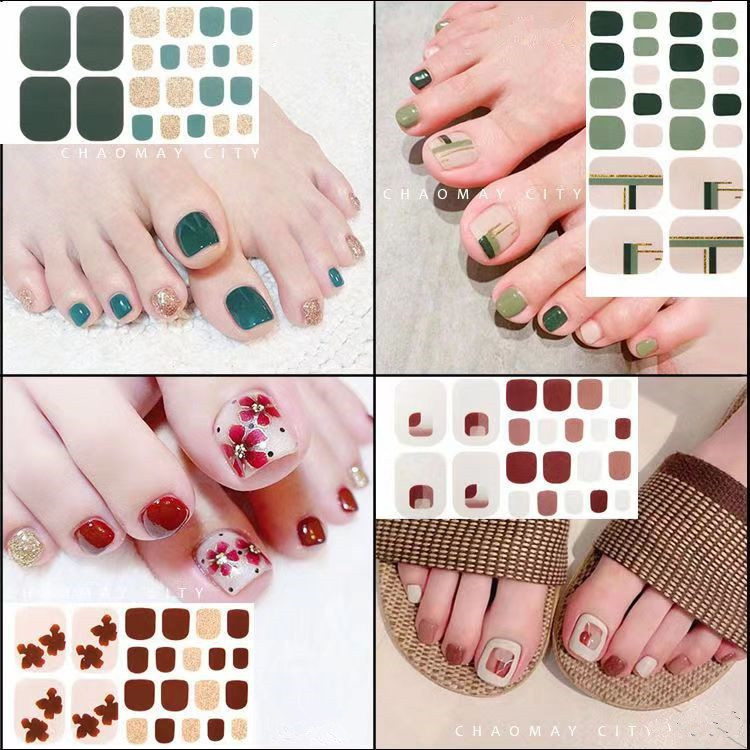 Stiker Kuku Kaki Murah Anti Air / Nail Art Sticker / Nail Art Stiker / Nail Art & Sticker