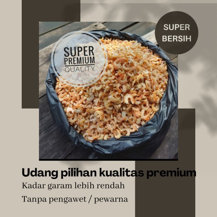 

Ebi udang kering merah 500 gr Grade A tanpa kulit - Grade A Super