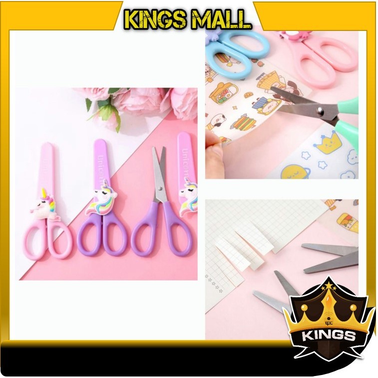 

KINGS - S6418 Gunting Lucu Motif Karakter / Mini Scissors Portabel / Alat Tulis Anak Sekolah