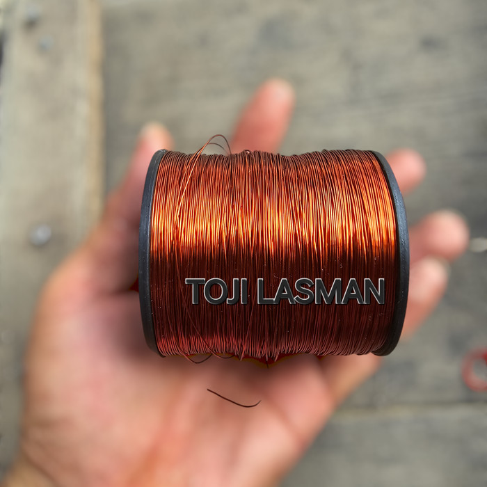 ( INSULATED COPPER WIRE  )    KABEL KAWAT EMAIL 0.45 40 50 PRAKTEK SEKOLAH BAHAN  BIKIN GULUNGAN LIL