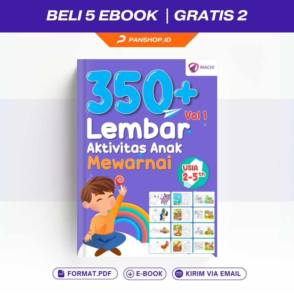 

[E-8525] 350 BUKU LEMBAR AKTIVITAS MEWARNAI ANAK SEKOLAH ANAK PAUD TK KIDS BISA DIVETAK SENDIRI Buku Edukasi Anak Lembar Ebook Worksheet Workbook Aktivitas VOL. 1
