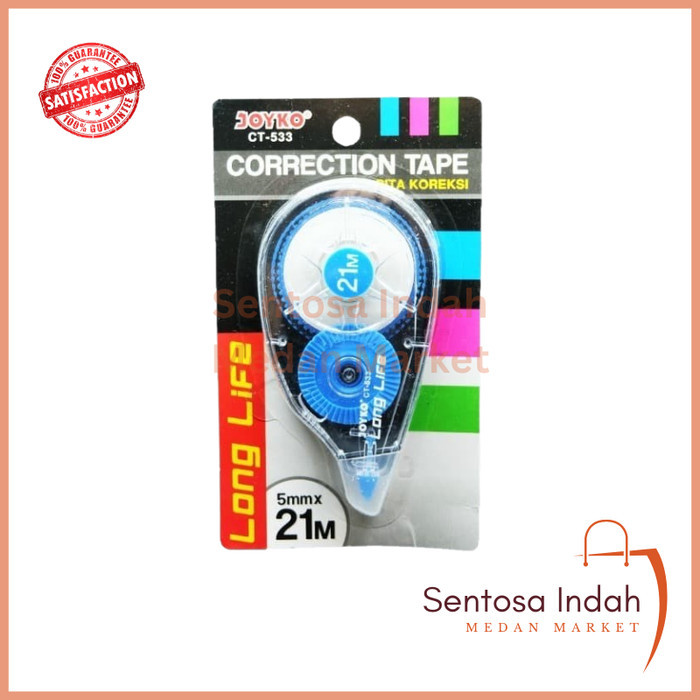 

Correction Tape / Tip-Ex Joyko CT533 21 Meter 1 Pcs