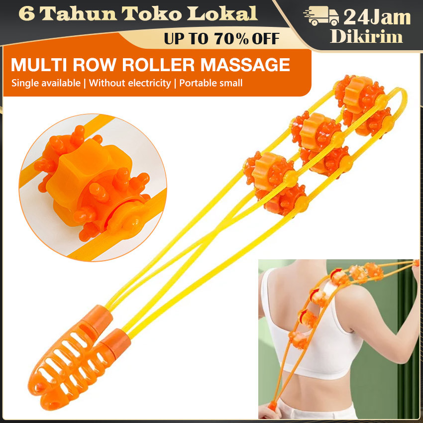 Alat Pijat Roller / Alat Terapi Punggung / Pijat Otot Badan Garukan / Leher Refleksi Rol Massage Nye