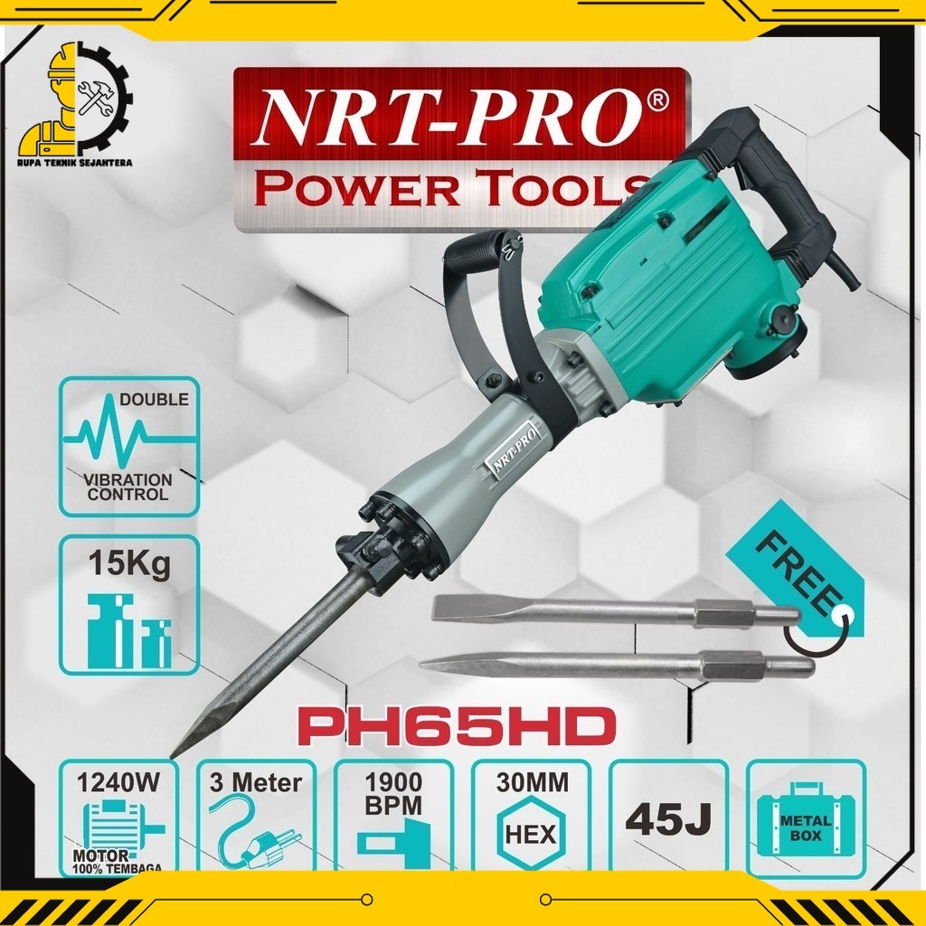HAMMER DEMOLITION / BOR BOBOK BETON / JACK HAMMER PH 65 HD NRT-PRO