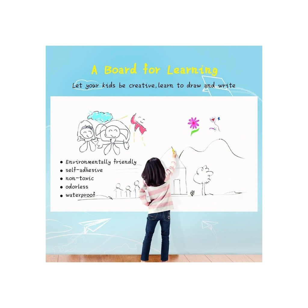 

Recomended Stiker Papan Tulis Tempel Dinding 200x45cm Wallpaper Whiteboard Spidol Wall Sticker Draw