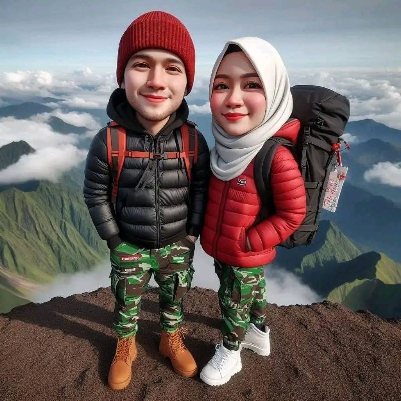 DESAIN KARIKATUR 3D UNTUK KENANG KENANGAN